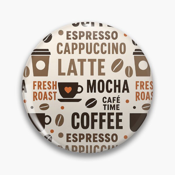 Artikelvorschau, Gemütliches Kaffee-Typografie-Muster entworfen und verkauft von FunnyTeeByMe.