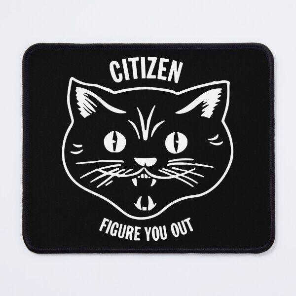 Item preview, Citizen Figure You Out Cat designed and sold by Rasmuschrist.