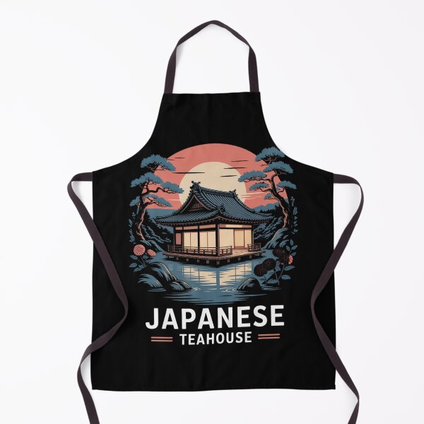 Item preview, Japanese Teahouse Lake Pine Tree Sunset Oriental Landscape T-Shirt designed and sold by DarylWelsh2024.