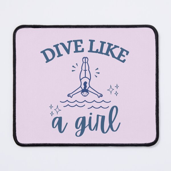 Item preview, Girl Springboard Diving Dive like a Girl designed and sold by Guess4best.