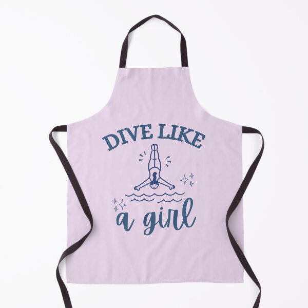 Item preview, Girl Springboard Diving Dive like a Girl designed and sold by Guess4best.