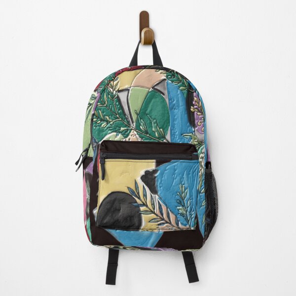 Item preview, Abstract Collision Botanical BR diffused colorful geometric abstract design designed and sold by SmashingDeals.