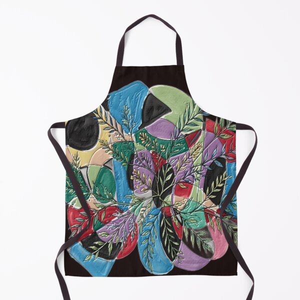 Item preview, Abstract Collision Botanical BR diffused colorful geometric abstract design designed and sold by SmashingDeals.