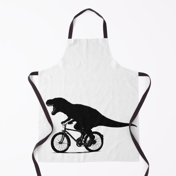 Item preview, T-Rex Riding a Bike - Funny Dinosaur Humor Shirt designed and sold by Drawn-Measured.