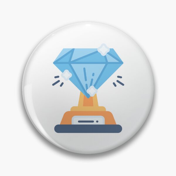 Item preview, Diamond Trophy Award - Achievement Symbol Sticker for Recognition & Success designed and sold by Tr Creative Design.