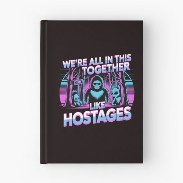 Item preview, We're All in This Together Like Hostages Sarcastic – Bigfoot Lover Introverted Humor Design designed and sold by Redgiant87x.