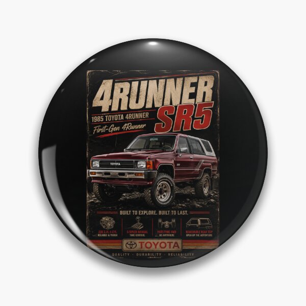 Item preview, 1985 Toyota 4Runner SR5 First Generation Classic Off-Road Truck Vintage Art designed and sold by TheArtOfCar.
