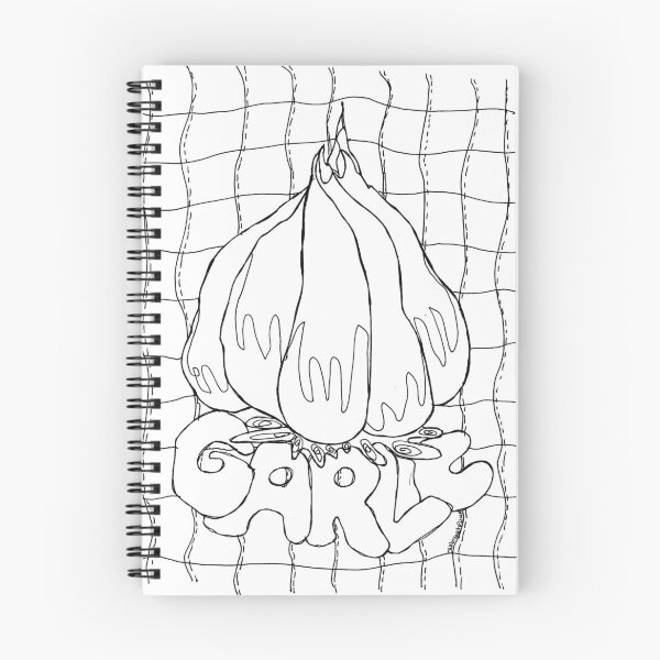 Item preview, Garlic Bulb on a Tablecloth designed and sold by ChillonLeachArt.