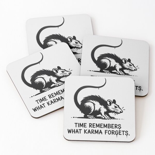 Item preview, Banksy Rat - Time remembers what karma forgets. designed and sold by 123ks.