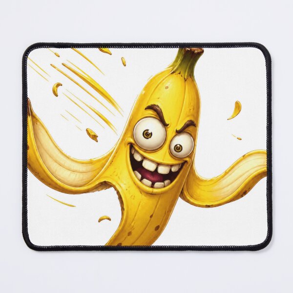 Item preview, Crazy Cartoon Banana Running Wild designed and sold by jgvisualarts.
