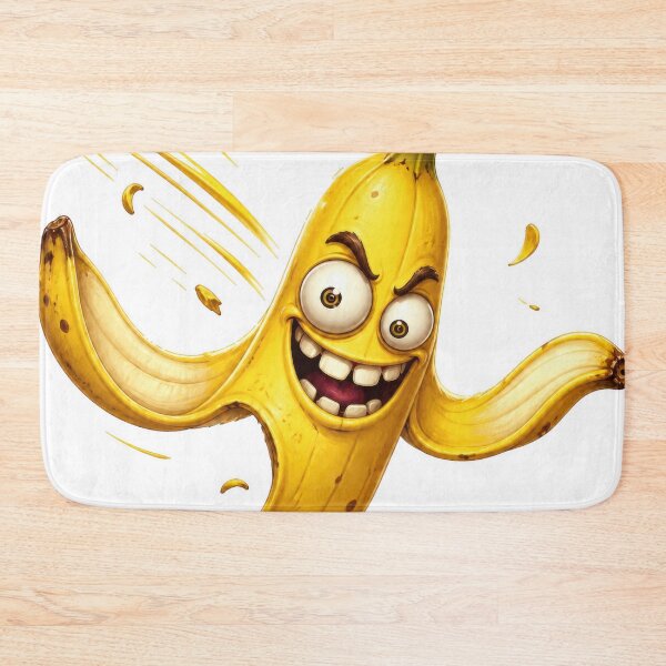 Item preview, Crazy Cartoon Banana Running Wild designed and sold by jgvisualarts.