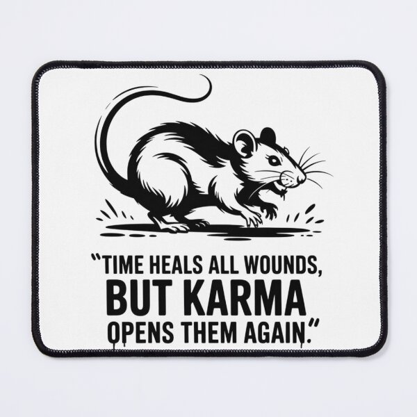 Item preview, Banksy - Time heals all wounds, but karma opens them again designed and sold by 123ks.