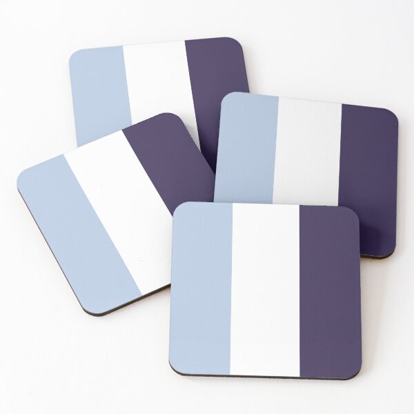Item preview, 3 Three ALICE BLUE, NAVY BLUE and WHITE Vertical STRIPES designed and sold by RachelMacht.