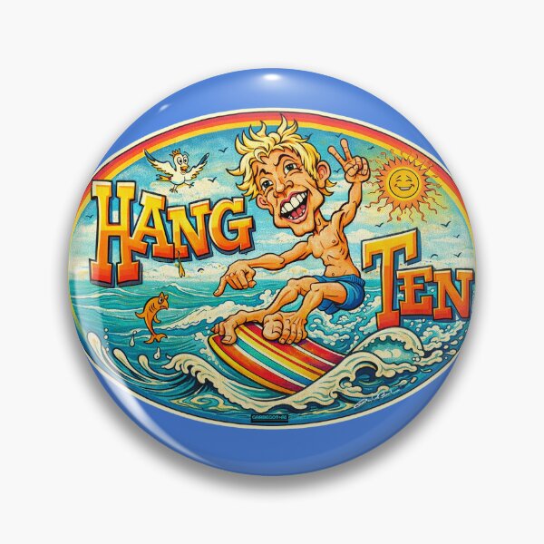 Item preview, Hang Ten - Surfer Dude designed and sold by Gregory Beck.