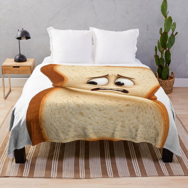Item preview, Sad Bread Loaf Funny Worried Toast Character designed and sold by jgvisualarts.