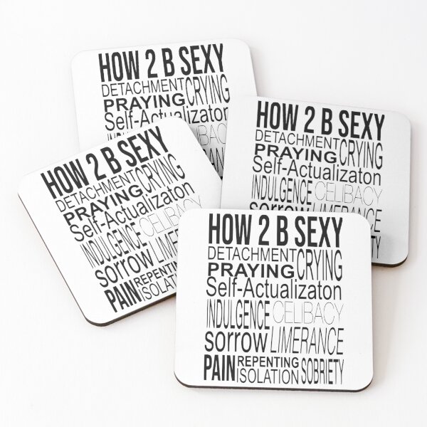 Item preview, How 2 B Sexy Typography Poster - Dark Feminine Energy Quote Design designed and sold by destelloacido.