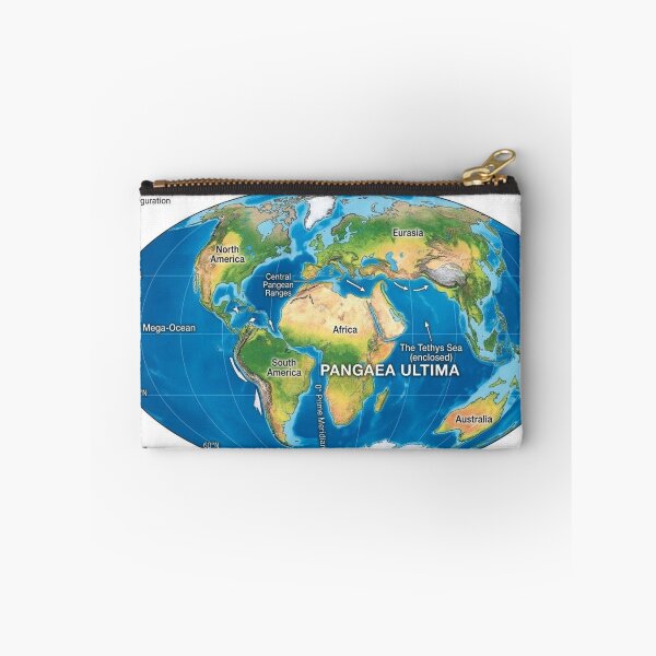 Item preview, Supercontinent World: Pangaea Ultima Geography designed and sold by Uniqueartai.