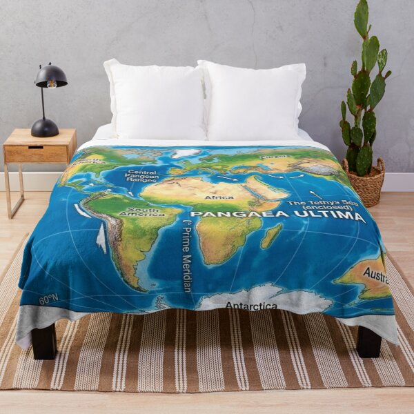 Item preview, Supercontinent World: Pangaea Ultima Geography designed and sold by Uniqueartai.