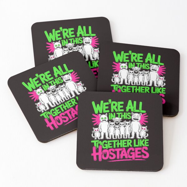 Item preview, We're All in This Together Like Hostages Sarcastic – Funny Bigfoot Paranormal Humor Apparel designed and sold by Redgiant87x.