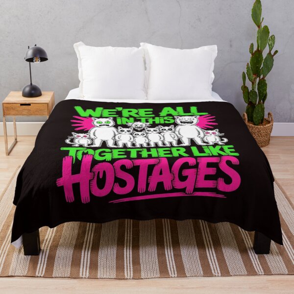 Item preview, We're All in This Together Like Hostages Sarcastic – Funny Bigfoot Paranormal Humor Apparel designed and sold by Redgiant87x.
