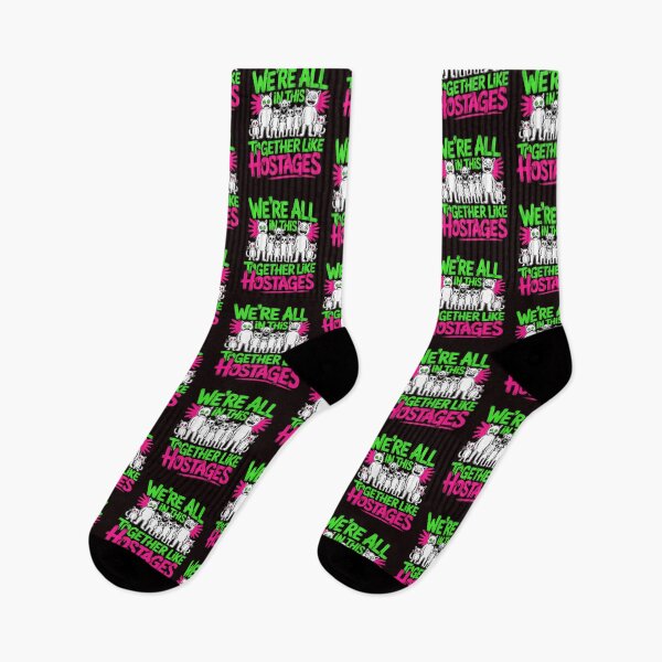 Item preview, We're All in This Together Like Hostages Sarcastic – Funny Bigfoot Paranormal Humor Apparel designed and sold by Redgiant87x.