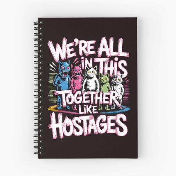 Item preview, We're All in This Together Like Hostages Sarcastic – Introvert Paranormal Creature Gift Idea designed and sold by Redgiant87x.