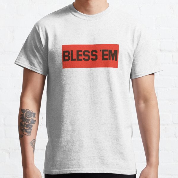 NamasteMFG Bless Em T-Shirt - Jarvis Landry - Vintage Cleveland Football Shirt - Short-Sleeve Unisex T-Shirt