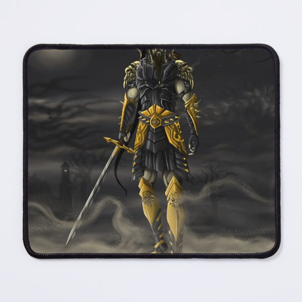 Item preview, Black Moon Warrior: Golden Sentinel designed and sold by ArtificeFactory.