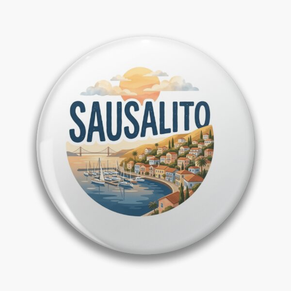 Item preview, Sausalito Bay Coast Sticker designed and sold by Imaginarium of Chaos falcon88 .