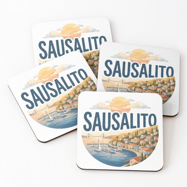 Item preview, Sausalito Bay Coast Sticker designed and sold by Imaginarium of Chaos falcon88 .