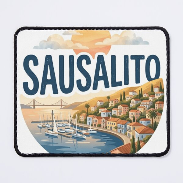 Item preview, Sausalito Bay Coast Sticker designed and sold by Imaginarium of Chaos falcon88 .