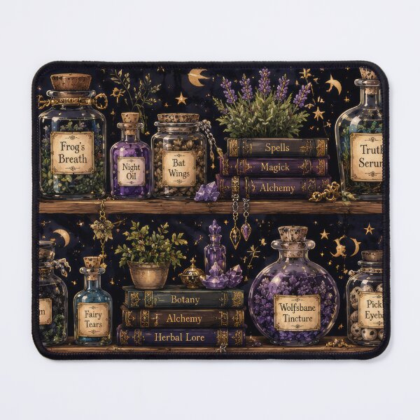 Item preview, Midnight Alchemy Potion Shelf Collection designed and sold by ArtComixHaven.