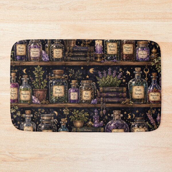 Item preview, Midnight Alchemy Potion Shelf Collection designed and sold by ArtComixHaven.