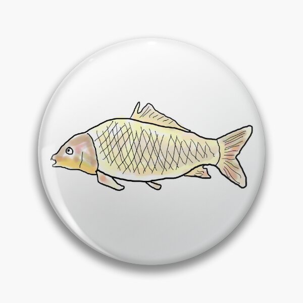 Item preview, Carp Fish Illustration designed and sold by Mark-Ewbie.
