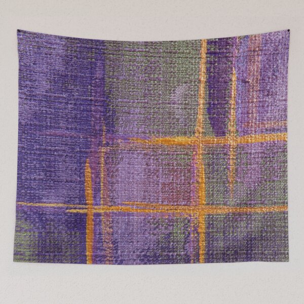Item preview, Passages - Dignity Care #5 metallic textile paint on fabric designed and sold by ChillonLeachArt.