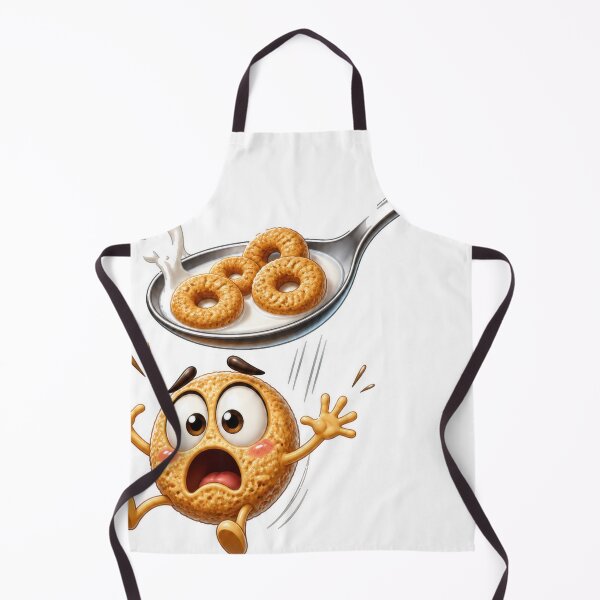 Item preview, Shocked Cereal Character Falling Off Spoon designed and sold by jgvisualarts.