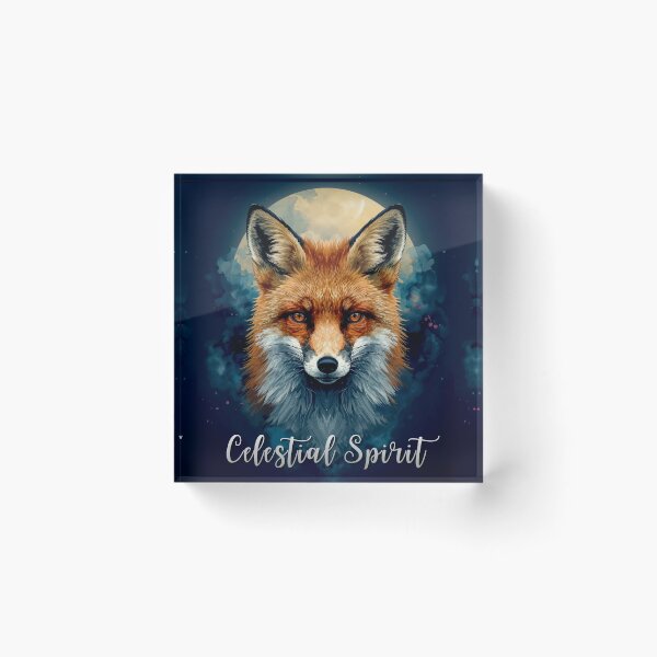 Item preview, Celestial Spirit Fox Watercolor Moon Forest Animal Aesthetic T-Shirt designed and sold by Biedroneczka.