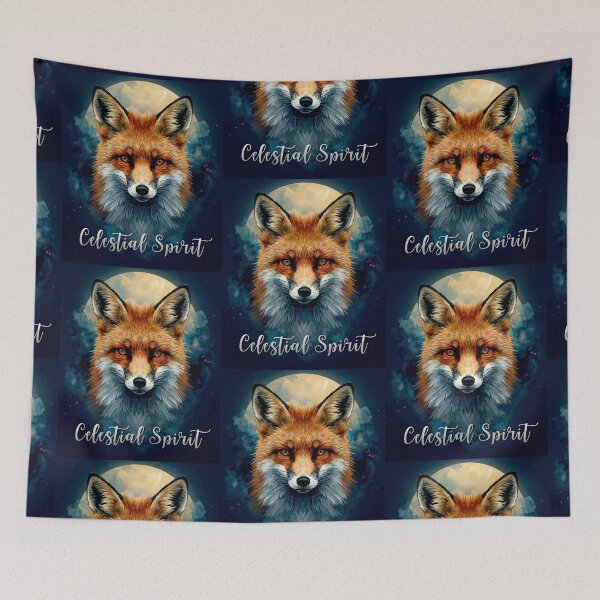 Item preview, Celestial Spirit Fox Watercolor Moon Forest Animal Aesthetic T-Shirt designed and sold by Biedroneczka.