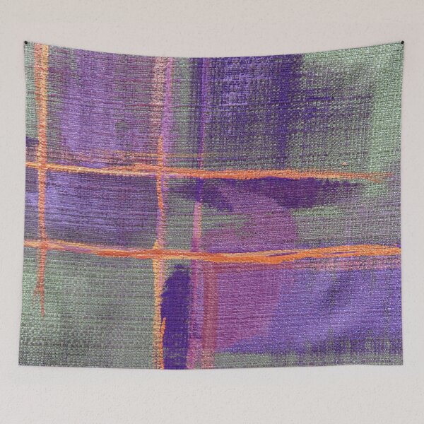 Item preview, Passages - Dignity Care #3 metallic textile paint on fabric designed and sold by ChillonLeachArt.
