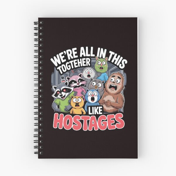 Item preview, We're All in This Together Like Hostages Sarcastic – Cryptid Animals And Bigfoot Humor Design designed and sold by Redgiant87x.