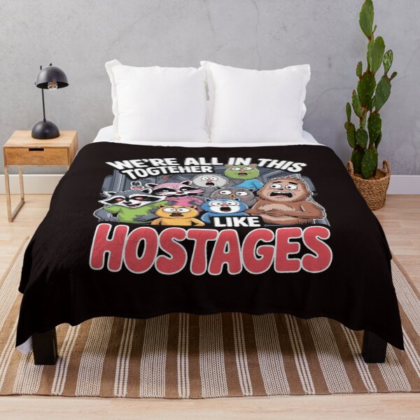 Item preview, We're All in This Together Like Hostages Sarcastic – Cryptid Animals And Bigfoot Humor Design designed and sold by Redgiant87x.
