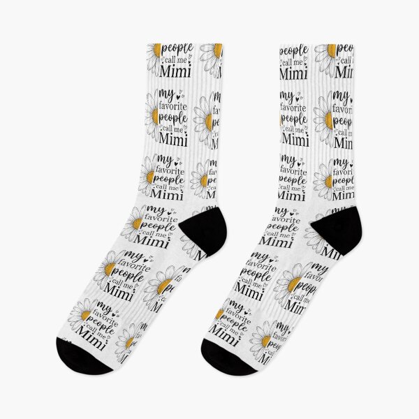 Item preview, My Favorite People Call Me Mimi – Cute Daisy Mimi Grandmother Gift Design designed and sold by DoodloraStudio.