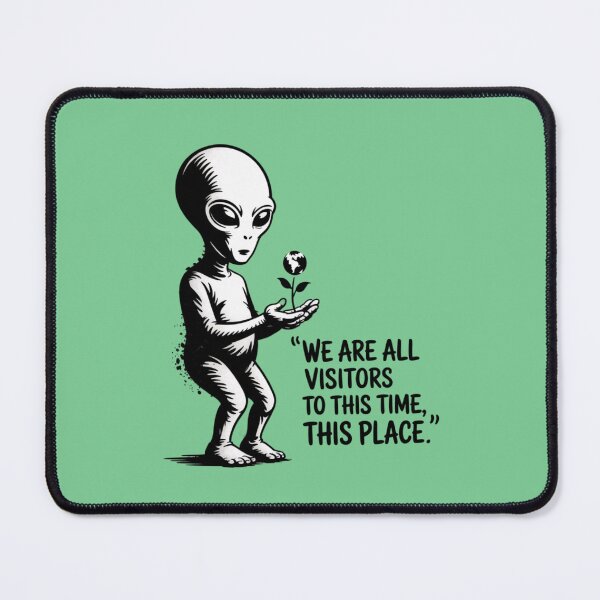 Item preview, Banksy Alien - We are all visitors to this time, this place designed and sold by 123ks.