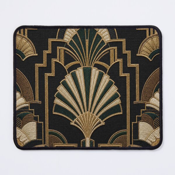 Item preview, Art Deco Embroidery Fan Pattern designed and sold by frumixart.