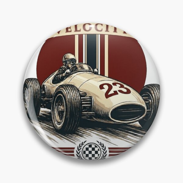 Item preview, Vintage Racing Velocity Car designed and sold by Northern Glow Art.
