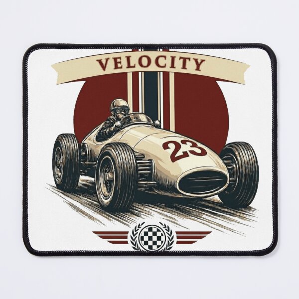 Item preview, Vintage Racing Velocity Car designed and sold by Northern Glow Art.