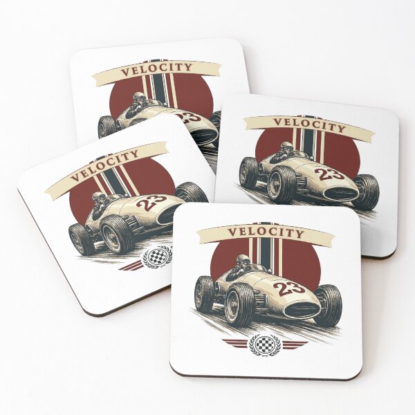 Item preview, Vintage Racing Velocity Car designed and sold by Northern Glow Art.