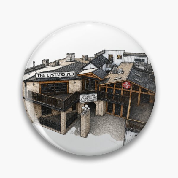 Item preview, Upstairs Pub - Bloomington, IN designed and sold by Buckeye Collective.
