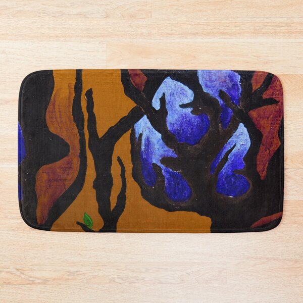 Item preview, Sometimes It's Necessary acrylic abstract painting of tree, sky, branches designed and sold by ChillonLeachArt.