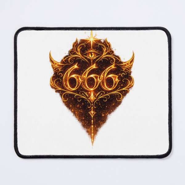 Item preview, Golden Angel Number 666 Divine Energy designed and sold by HiteshArt111.